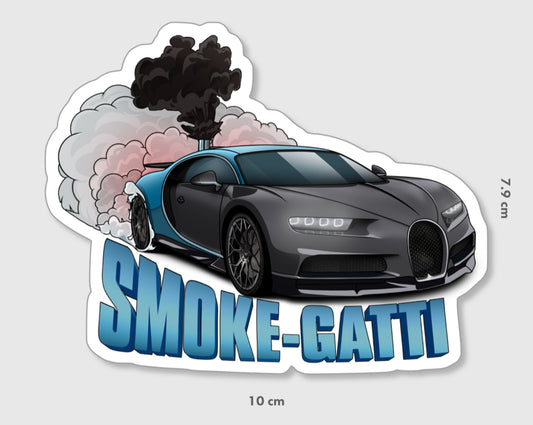 Autocollant smoke-gatti